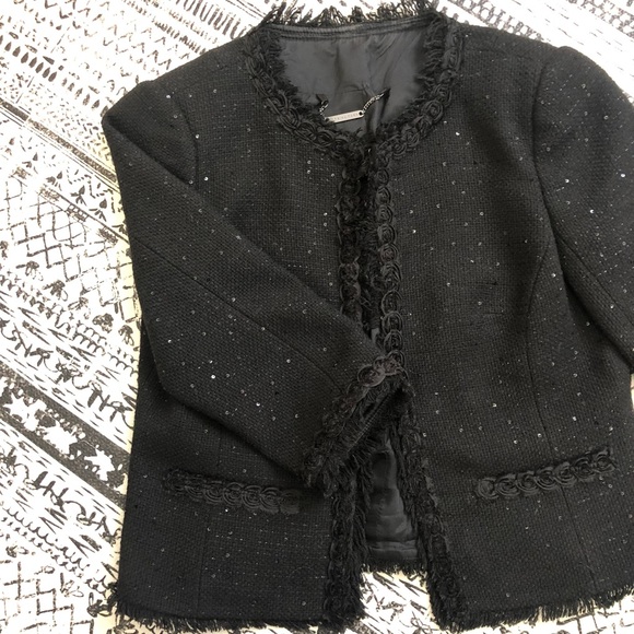 Trina Turk cropped sequins jacket - Picture 7 of 7